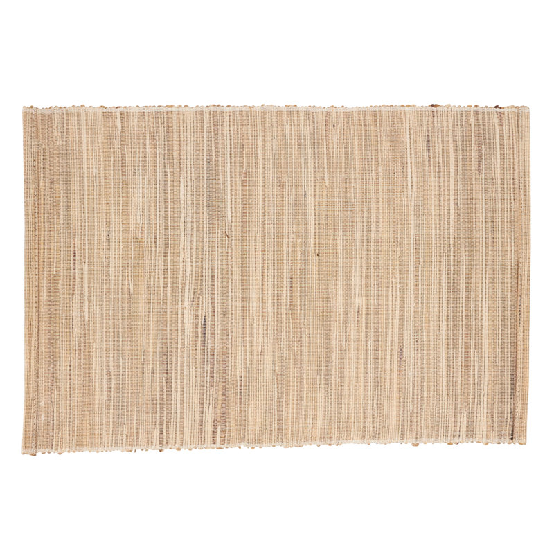Natural Woven Hyacinth Rectangle Placemats Set of 4