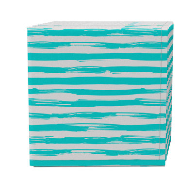 Cotton Twill Striped Square Napkin