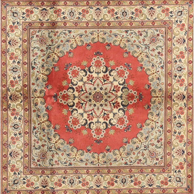 Oriental Indoor Rug, Square 7'