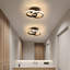 Verbrande 2-Light 25cm LED Integrated Semi Flush Mount-1500198536-1499986215
