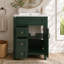 Meuble-lavabo de 61 cm avec lavabo en céramique, armoire moderne avec 2 tiroirs et tablette ajustable