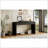 Curved Console Table With Storage, Wooden Entryway Table With 2 Drawers, Farmhouse Rustic Console Tables For Entryway, Hallway, Living Room, Distressed Black-605456964