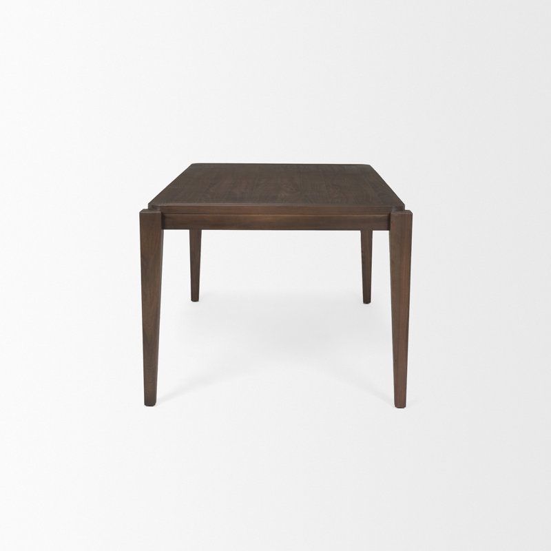 Envision Solid Wood Dining Table, 30"H x 72"L x 39"W, Brown