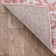 Dazzle Blush Pink/White Disa Vintage Medallion Soft Rug