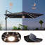 Deaundra 120'' Lighted Cantilever Umbrella-703317656
