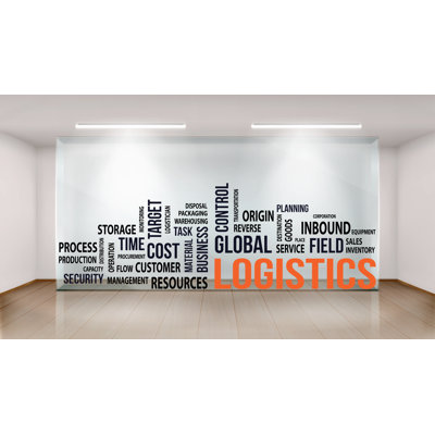 Logistique, décoration murale, décalcomanie murale, art mural, vinyle mural, décoration de bureau, autocollants de planification 241LU