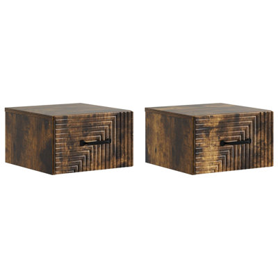 34.5cm W Manufactured Wood Bedside Table