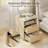 Seyla 18''W Nightstand Set of 2 with 2-Drawer Open Cubby, Built-In Charge Outlets-946801560