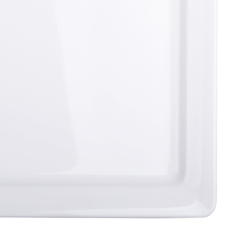 Plateau en mélamine Vogue, H 1,13 po x l 13 po x P 10,5 po