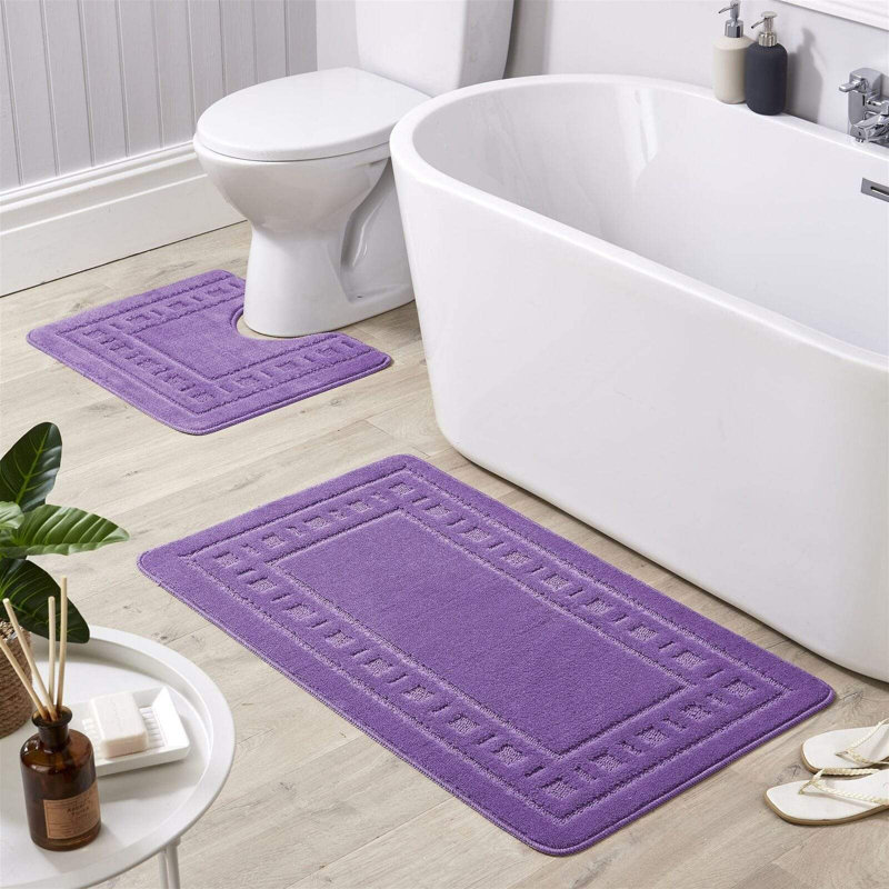 Non-Slip Bath Mat, Purple