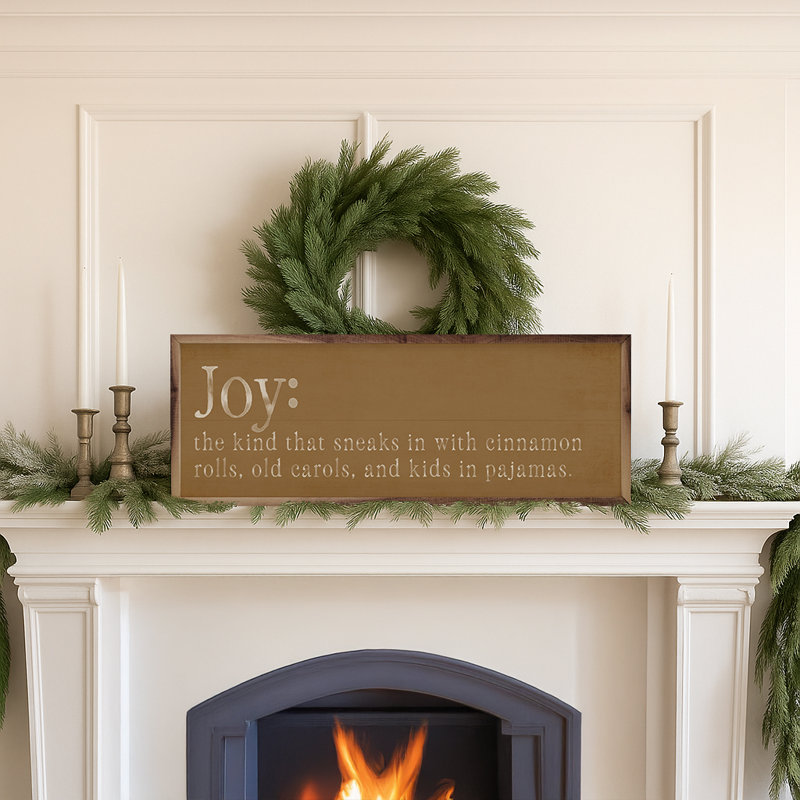 Joy Definition, 4" H x 12" W