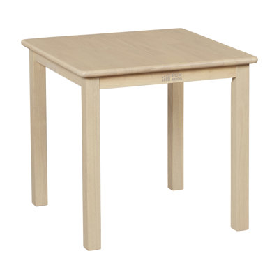 ECR4Kids 24in Square Hardwood Table with 22in Legs, Kids Furniture by ECR4Kids