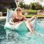 Chaise longue de piscine Big Joe Captain's Float No Gonflage Needed-1336227193