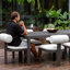 Uttermost Polanco Outdoor Aluminum Dining Table