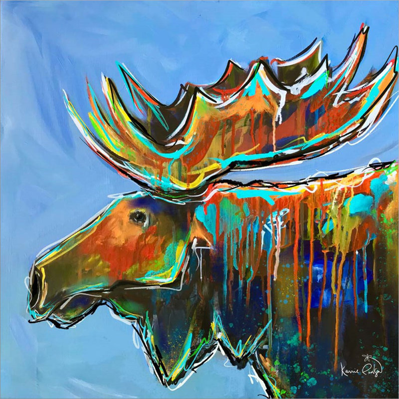 Moose par Karrie Evenson - cadre photo