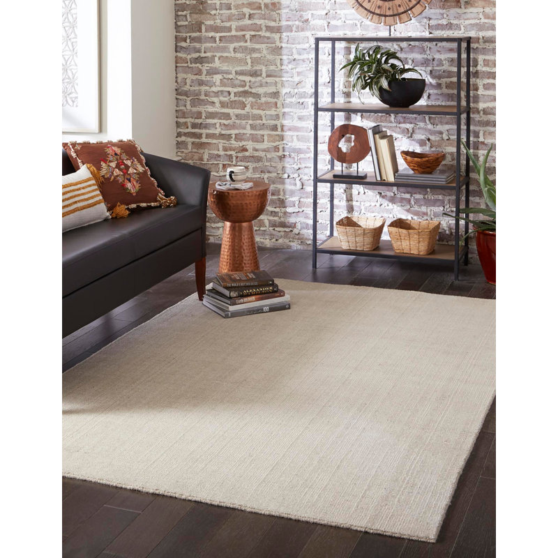 Liabah Wool Striped Indoor Rug, Square 7'10"