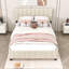 Lit plateforme tapissier grand avec lit gigogne simple Drevaughn et 2 tiroirs Drevaughn-187915888