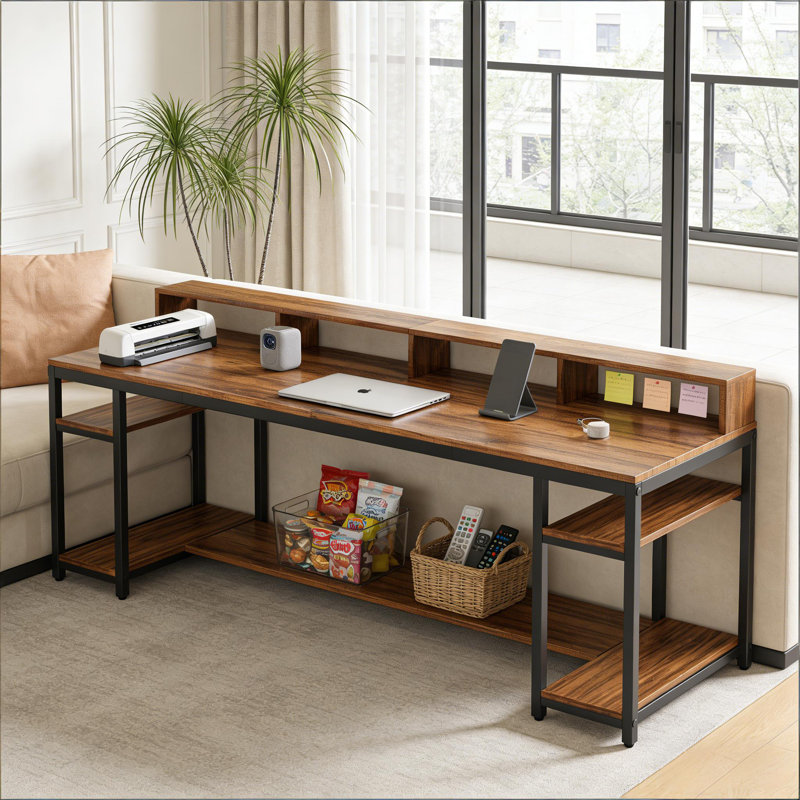 Bureau double pour deux personnes, bureau à domicile et table d'écriture | Idée de cadeau