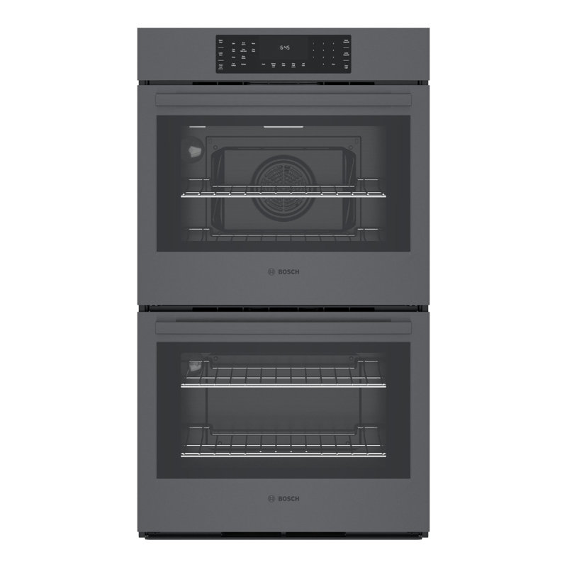 800 Series 30" 9.2 cu. ft Self-Cleaning Convection Electric Double Wall Oven, Black Stainless Steel