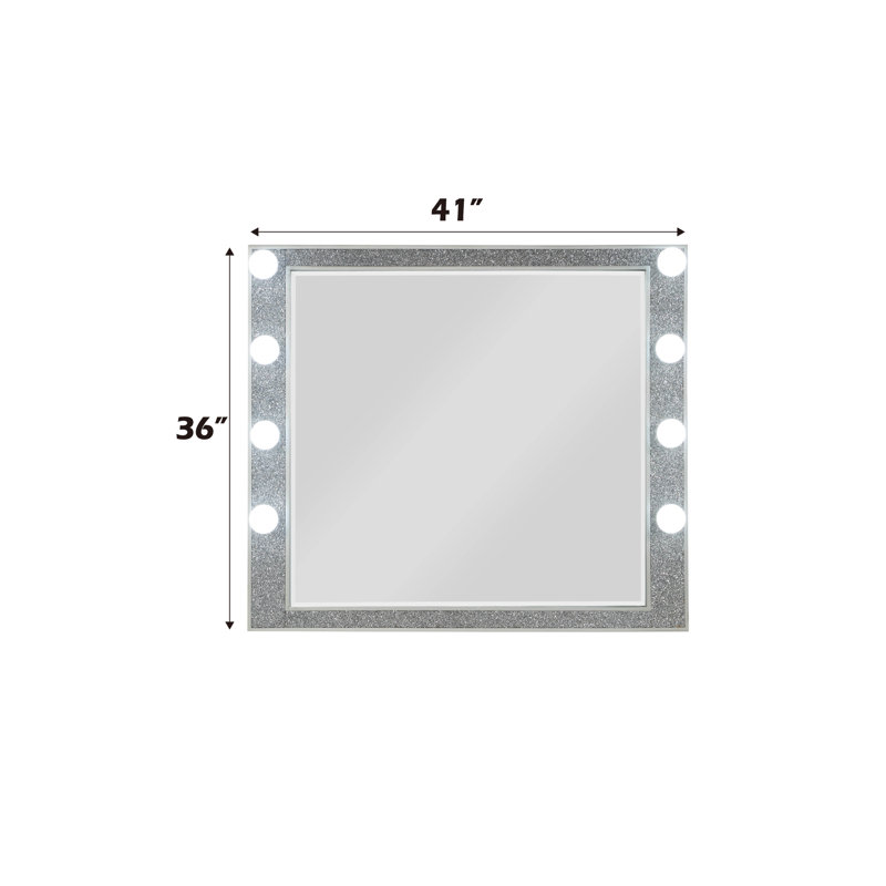 Miroir lumineux pour commode Krystel