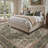 Soft Vintage Floral Non-Slip Washable Area Rug For Living Room, Bedroom Forest Green-690819411-693290164
