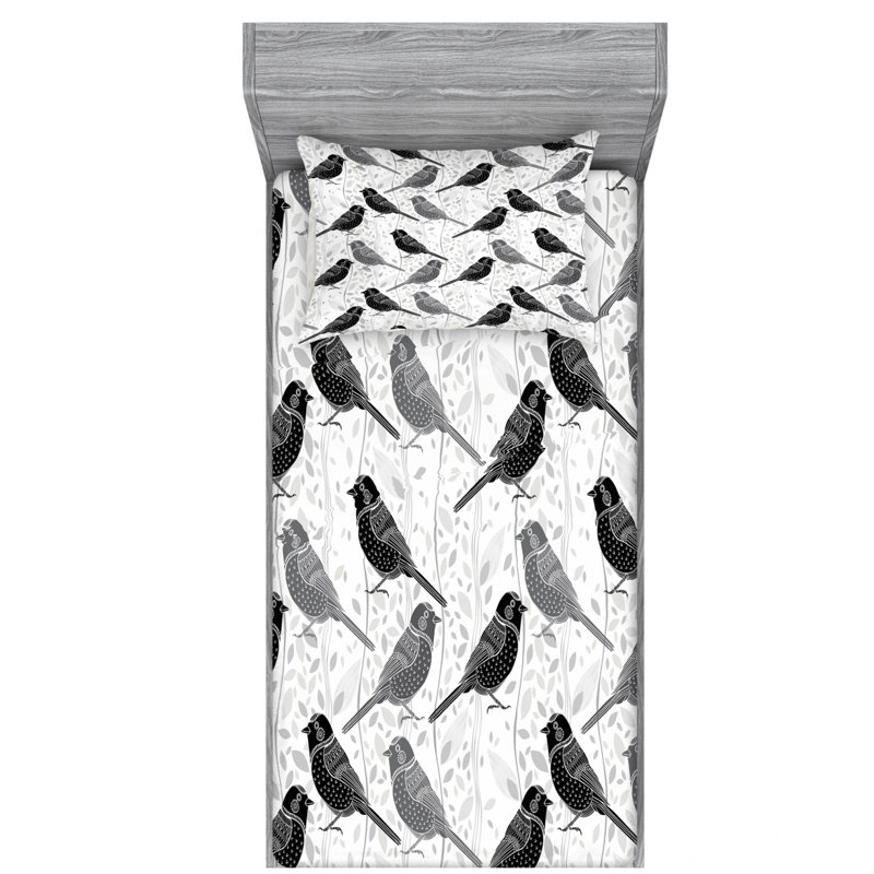 Microfiber Sheet Set, Twin XL Sheet Set with Fitted Sheet