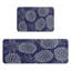 Tapis de cuisine 2 pièces bleu marine
