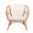 Boggess 30.3" W Rattan Polyester Armchair