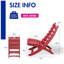 Chaise Adirondack pliante en plastique Alexeya-906735787