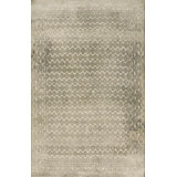 Decorative Light Gray Color Allover Geometric Pattern Antique Agra Rug