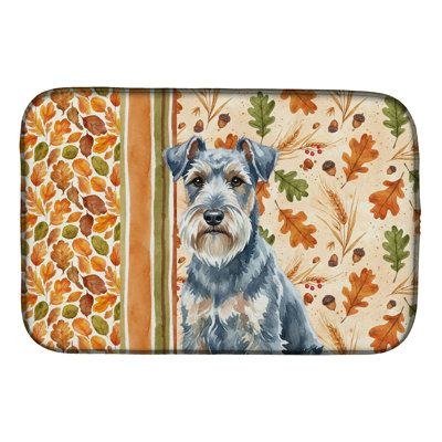 Tapis de séchage bleu Lakeland Terrier Heirloom