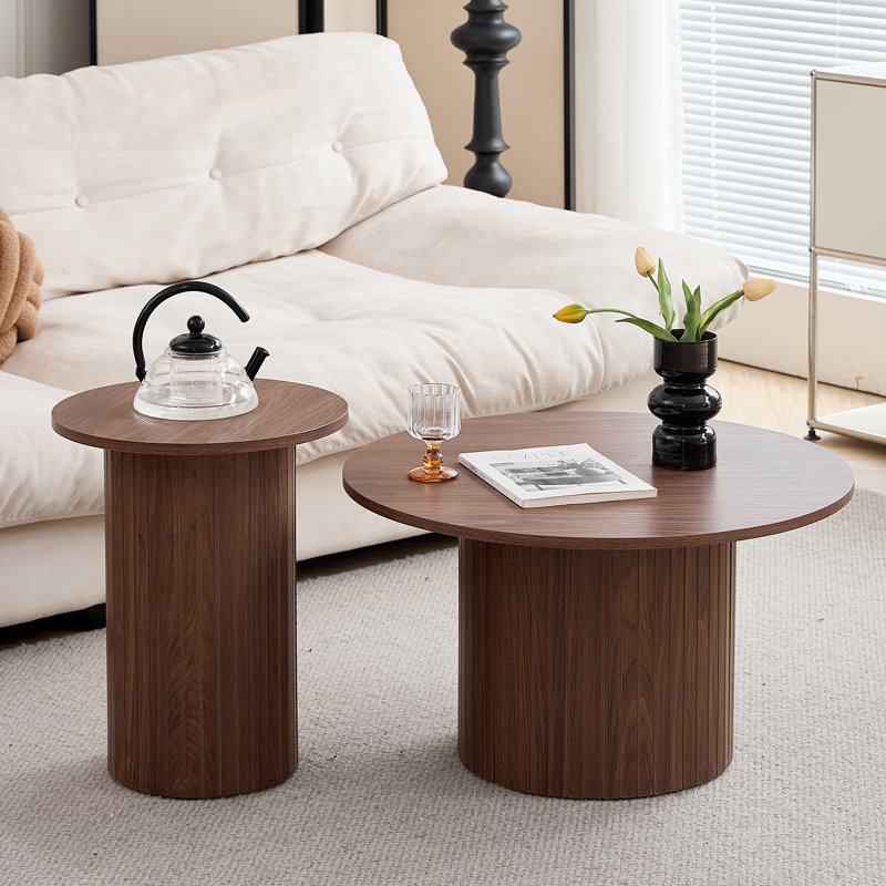 Coffee Table, Dark Brown Wood