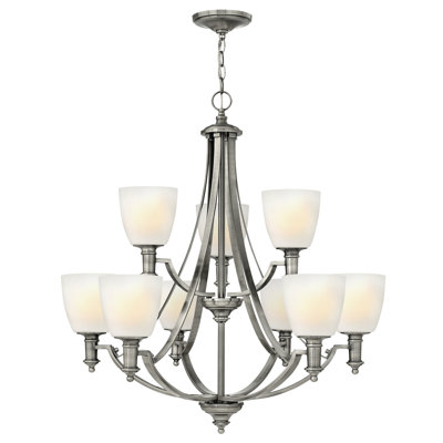 Bellefontaine 9 - Light Shaded Chandelier
