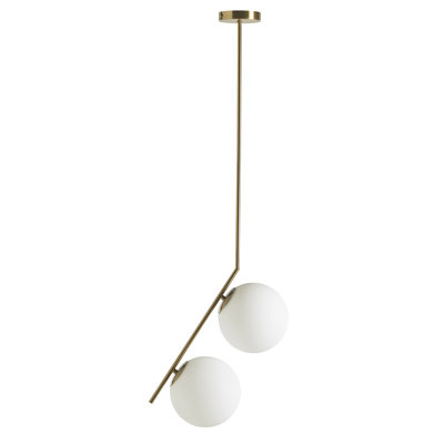Koda 2 - Light Gold Sphere Pendant