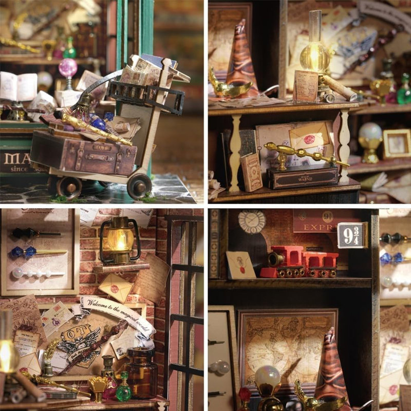 Miniature Wizardi Roombox Kit - Magical Wand Shop