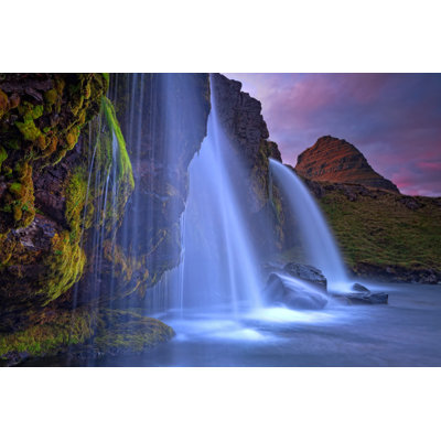 Mount Kirkjufell In Iceland by Stjepann - Wrapped Canvas Print