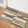 Tapis abstrait brun / beige Aramide