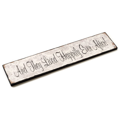 Tereasa Text & Numbers Decorative Plaque / Box Sign