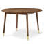 Doucoure Round Solid Wood Base Dining Table-1685790932