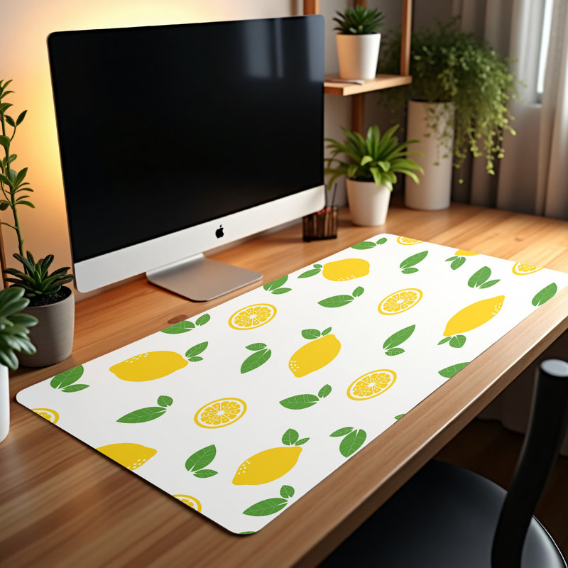 Polyester Desk Pad, 14.4x12.1