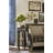 Mocha Check Pillar Vase