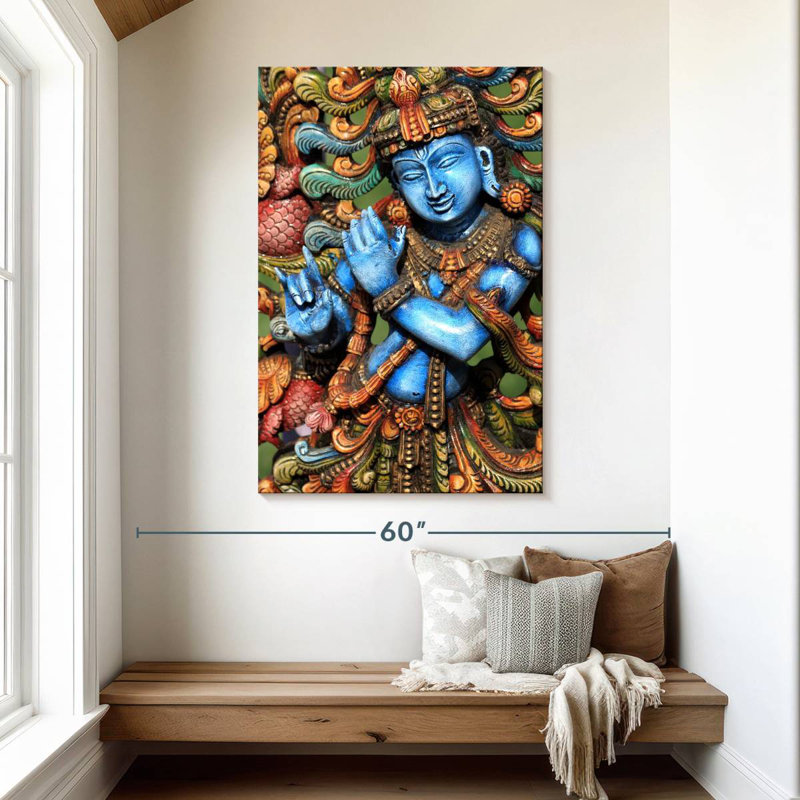Adella Lord Krishna, 48" H x 32" W