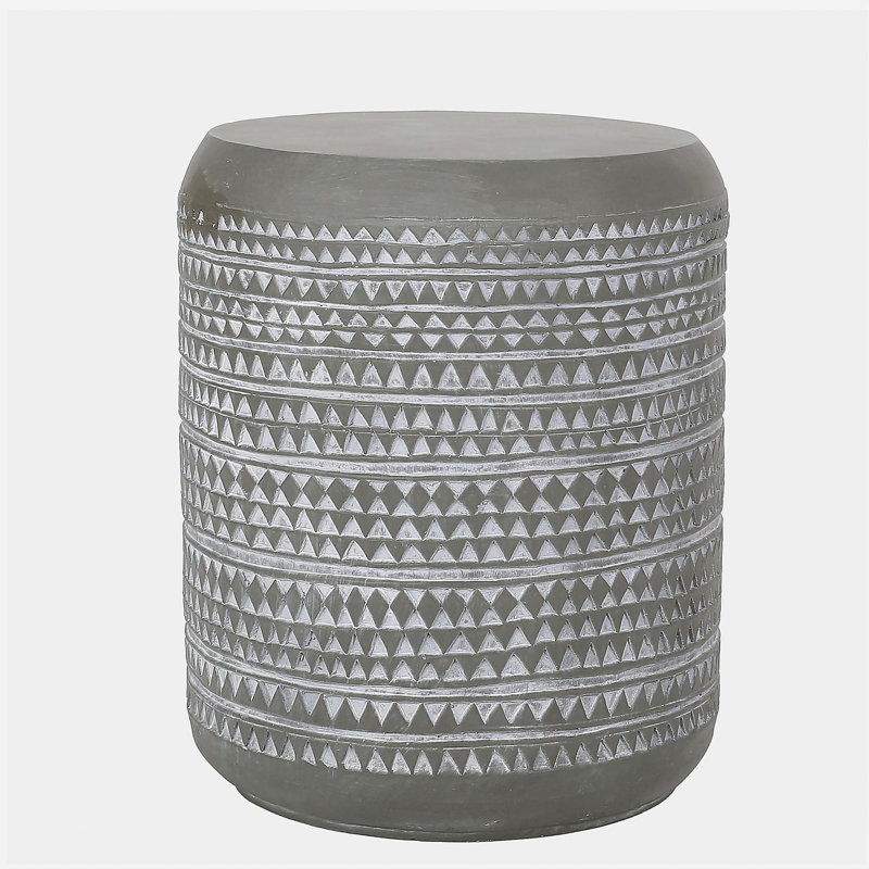 Table d'appoint d'extérieur en béton léger