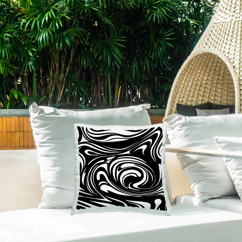 Abstract Outdoor Throw Pillow
