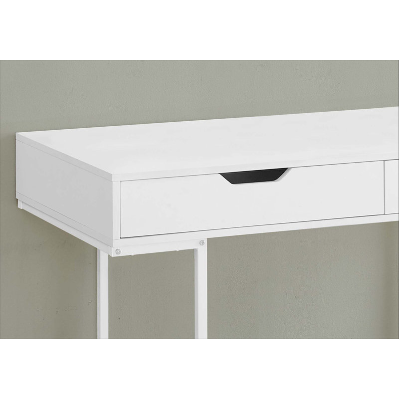 Modern Minimalist Computer Desk, White Duplicate
