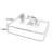 Black rock plate rectangular high-end coffee table-106691004