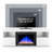 60" Electric Fireplace TV Stand, Fits TVs up to 70", 5100 BTU, 4 Flame & 12 Bed Colors, Sleep Mode, Timer-1949404297