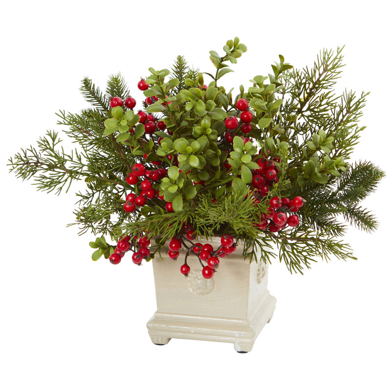 Arrangement floral dans un vase Berry