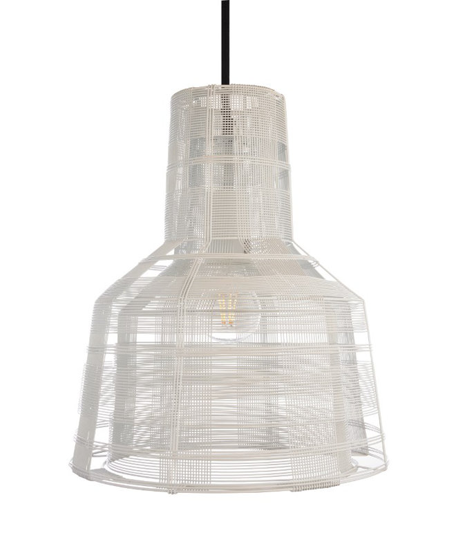 Schema 1-Light Pendant, White