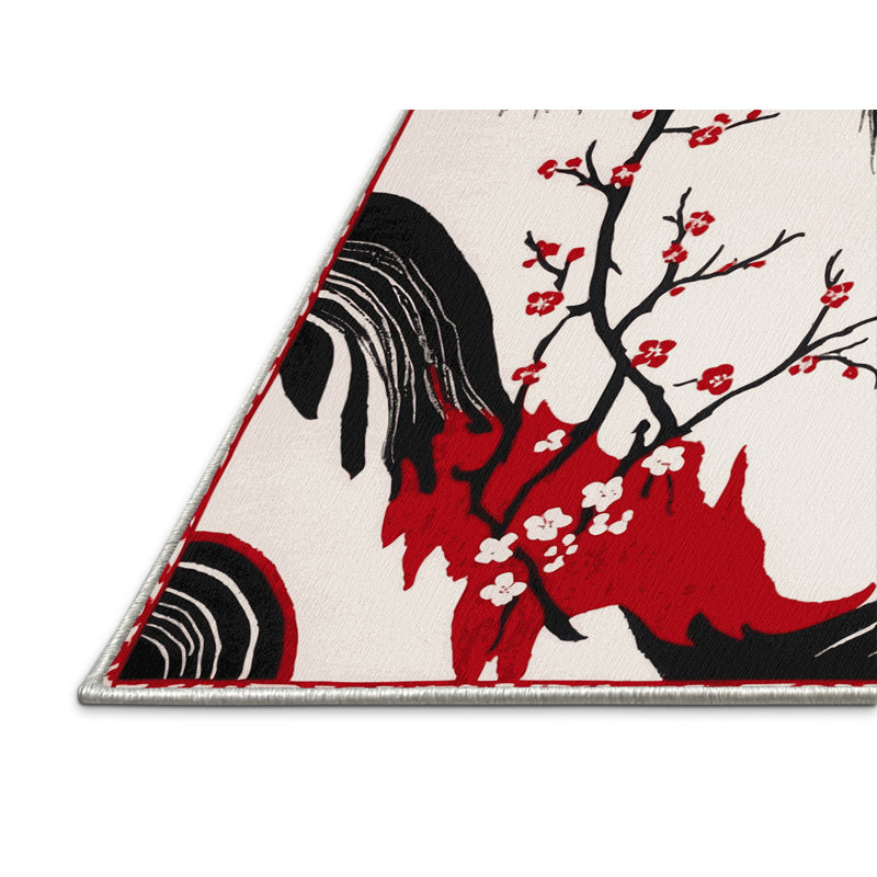 Sunset Bloom Rug, Rectangle 2' x 3'